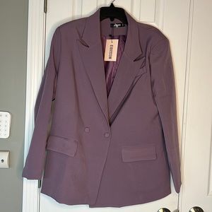 NWT Missguided Purple Blazer